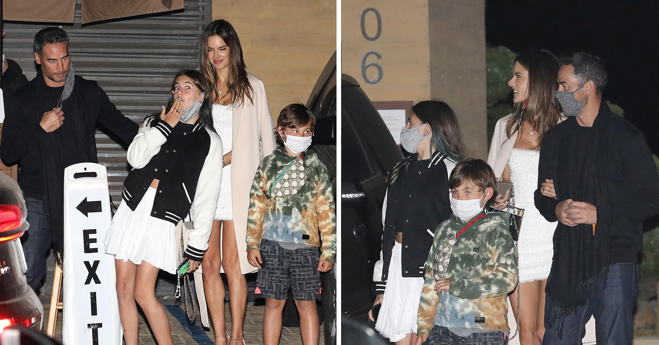 Alessandra Ambrosio Joins Richard Lee in Saint Laurent Espadrilles After  #quarentALEchella Birthday Party