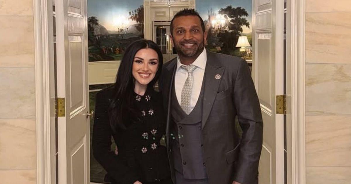 Kash Patel with girlfriend Alexis Wilkins