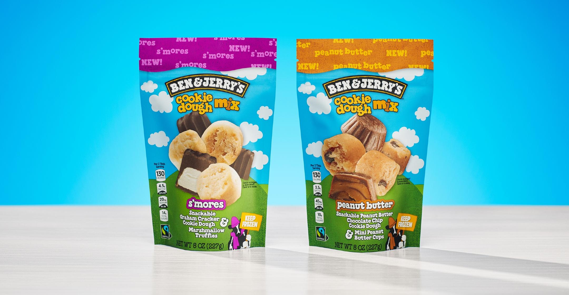 ben jerrys new cookie dough mixes