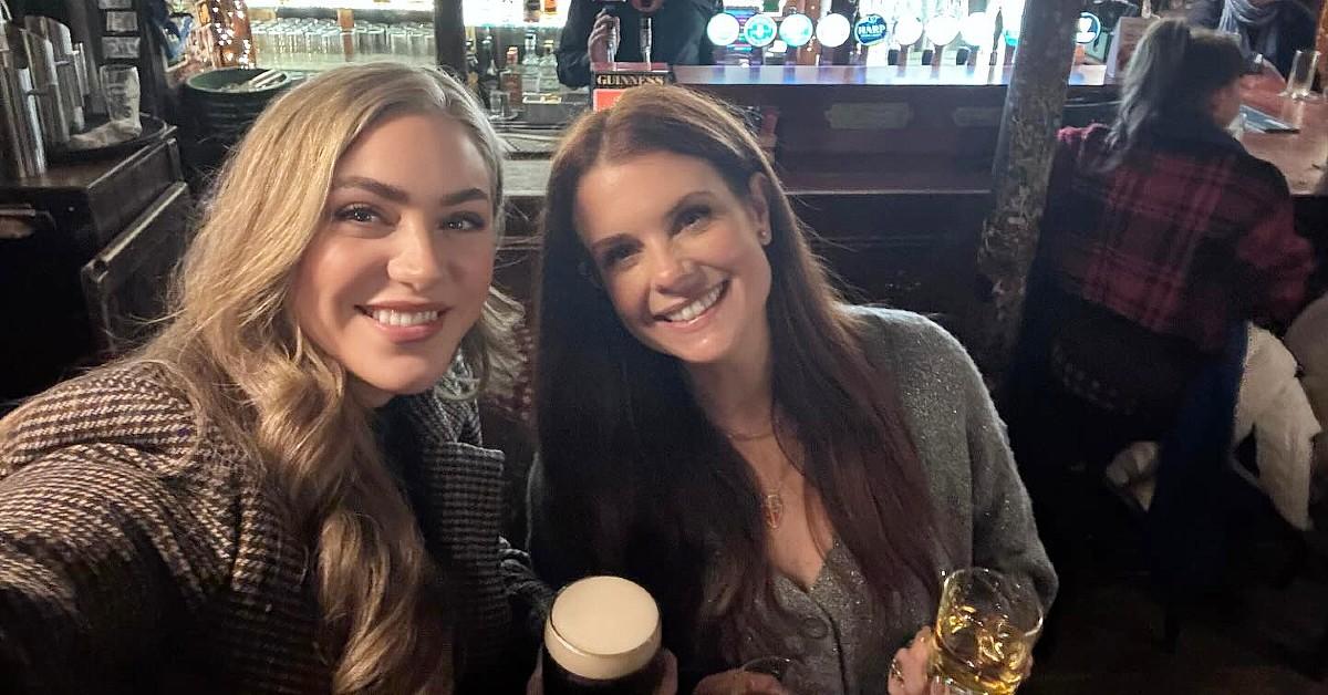image of The mom-of-two had a blast being in Ireland with the cast. 