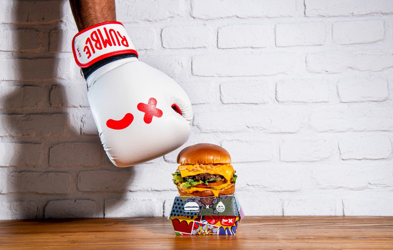 rumble boxing umami burger launch new burger comes with free fitness class