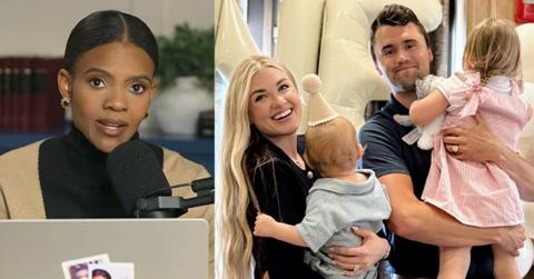Candace Owens; Erika Kirk and Charlie Kirk with their kids