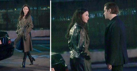 catherine zeta jones on the set of prodigal son in nyc