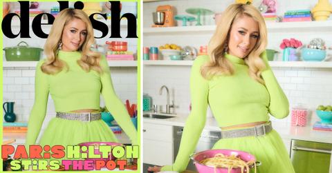 paris hilton featured on first ever digital cover of delish to discuss her new cooking show marriage and her dream dinner party guest list