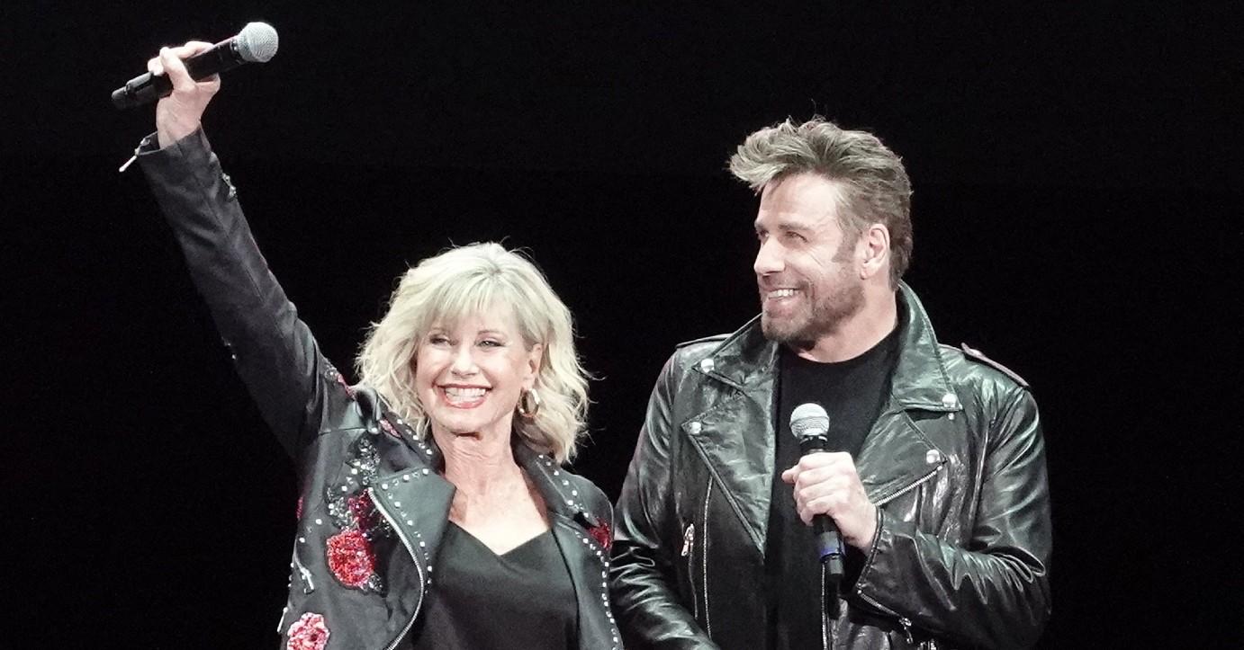 Photo of Olivia Newton-John and John Travolta. 