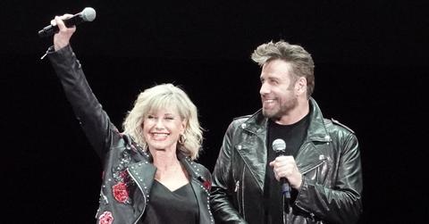 Photo of Olivia Newton-John and John Travolta.