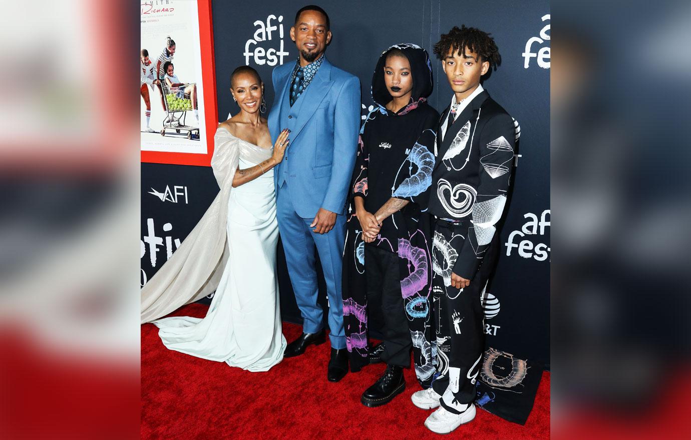 will smith jada family venus serena williams afi fest closing night of king richard