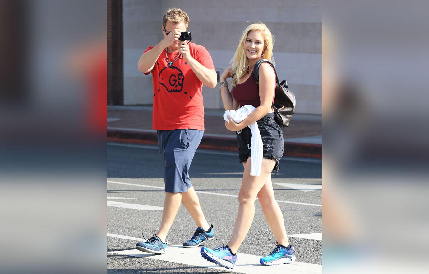 heidi montag and spencer pratt are spotted out and about in beverly hills