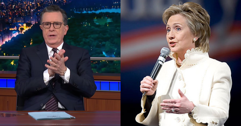 Stephen Colbert; Hillary Clinton