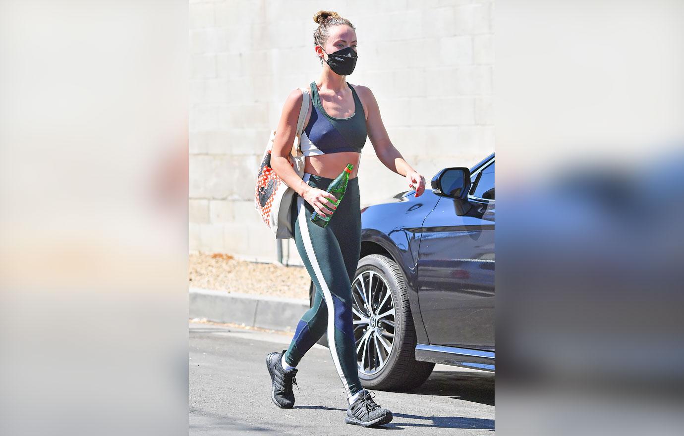 Olivia Wilde Wears Matching Athleisure For Gym Workout: Photos