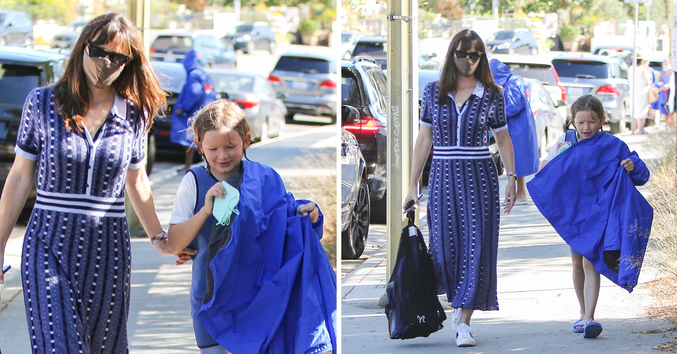 jennifer garner and samuel affleck seen in la