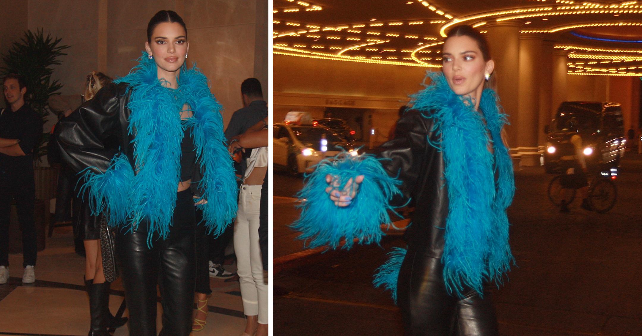 kendall jenner at the flamigo hotel in vegas