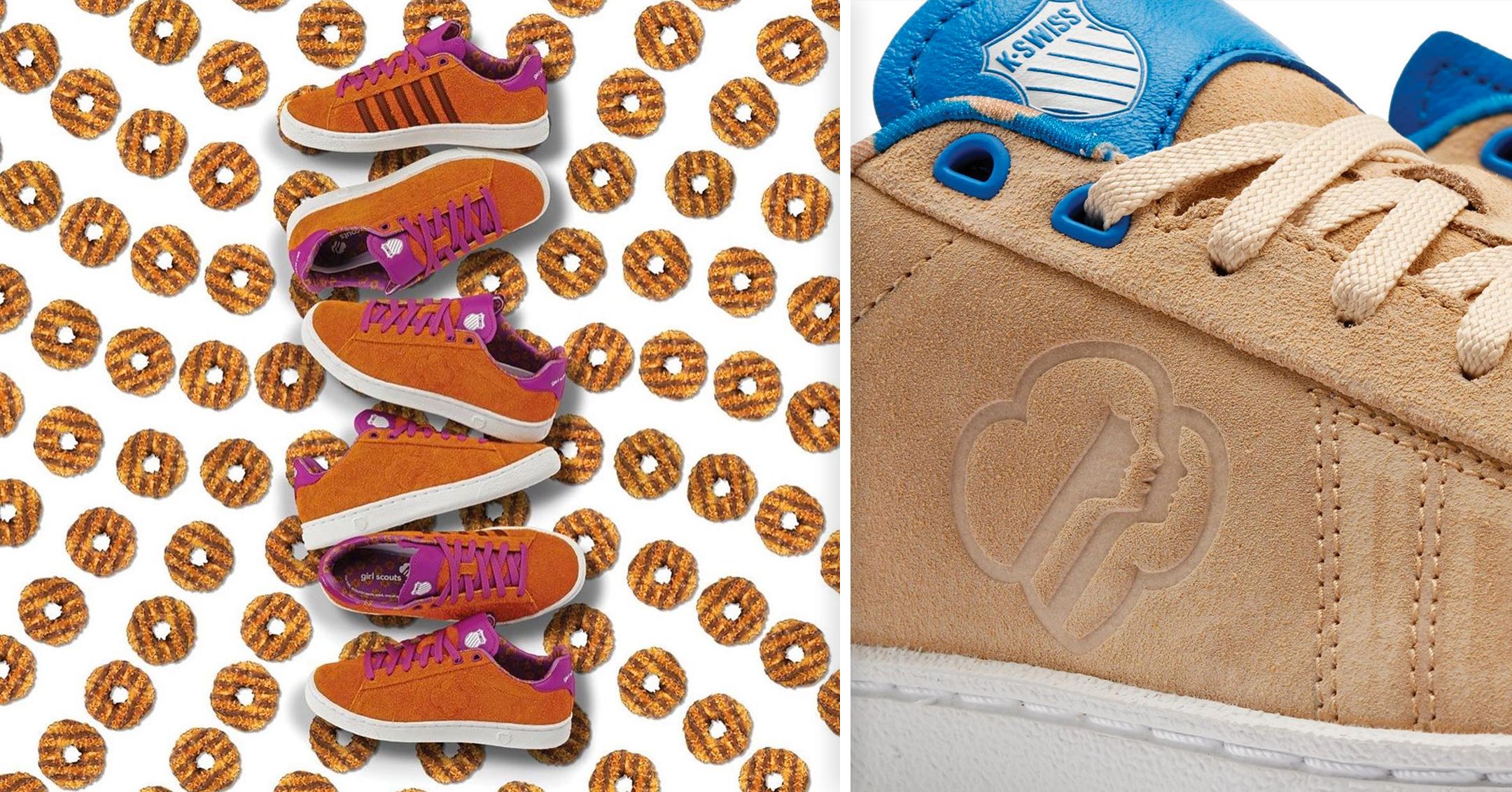 k swiss girls scouts cookie inspired sneakers mh