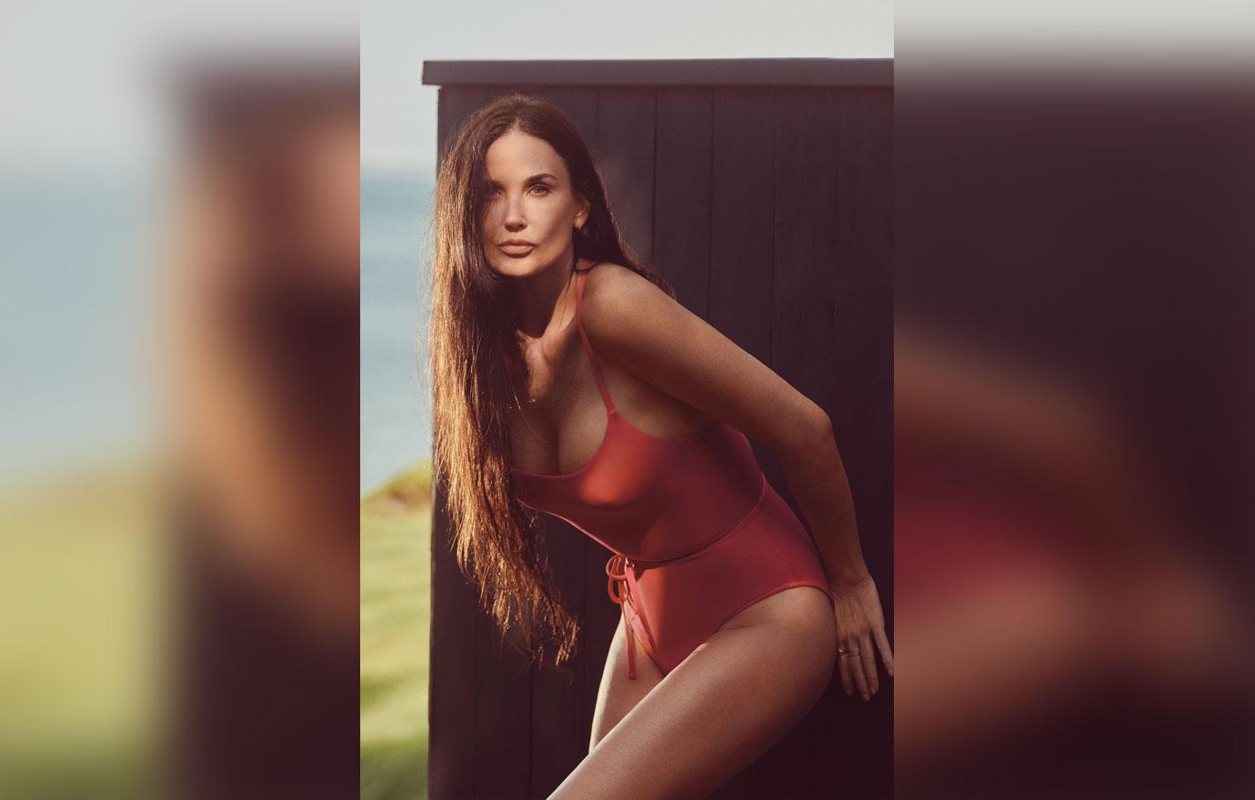 demi moore and daughters model for swimwear campaign