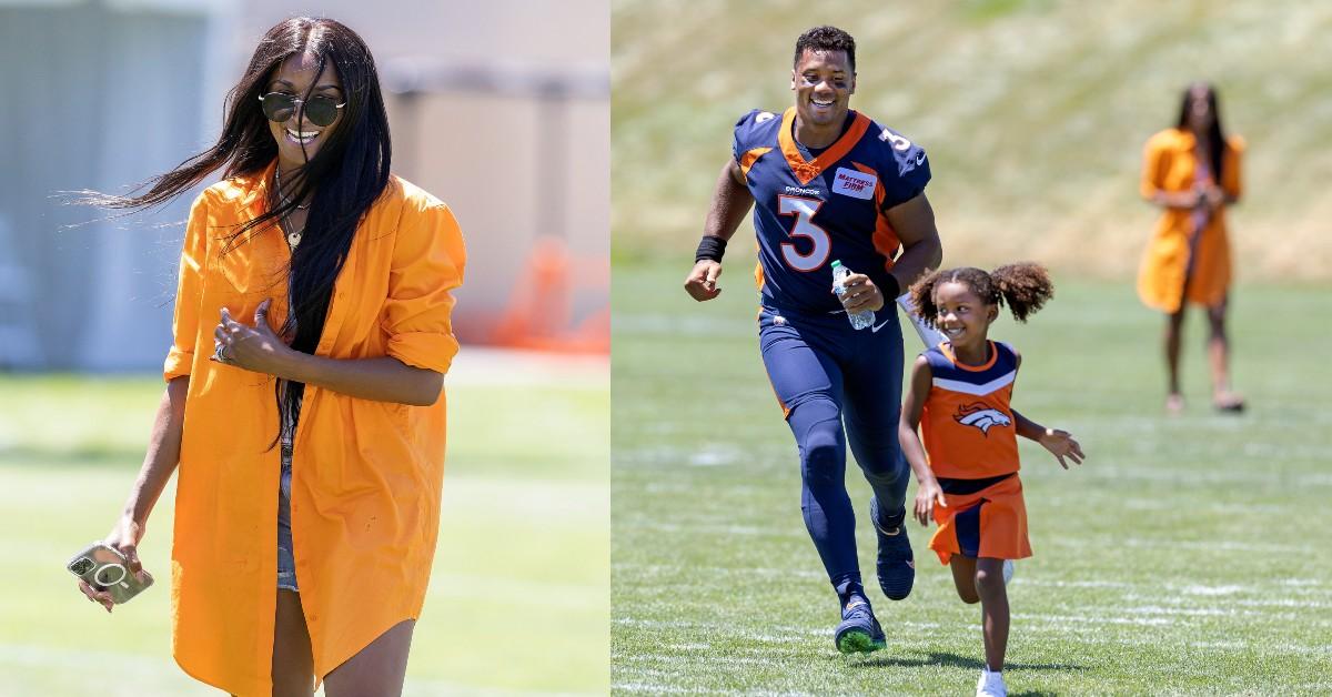 Ciara looked radiant in her Broncos apparel as she cheered on