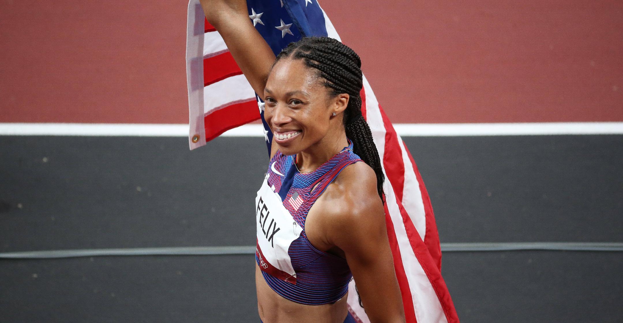 allyson felix retire empowering women