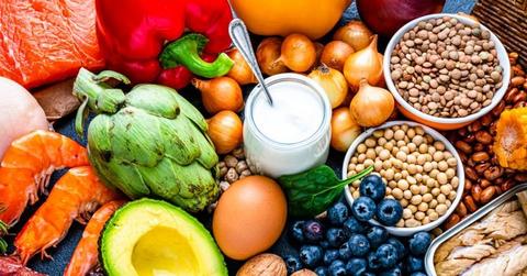 Photo of healthy foods.