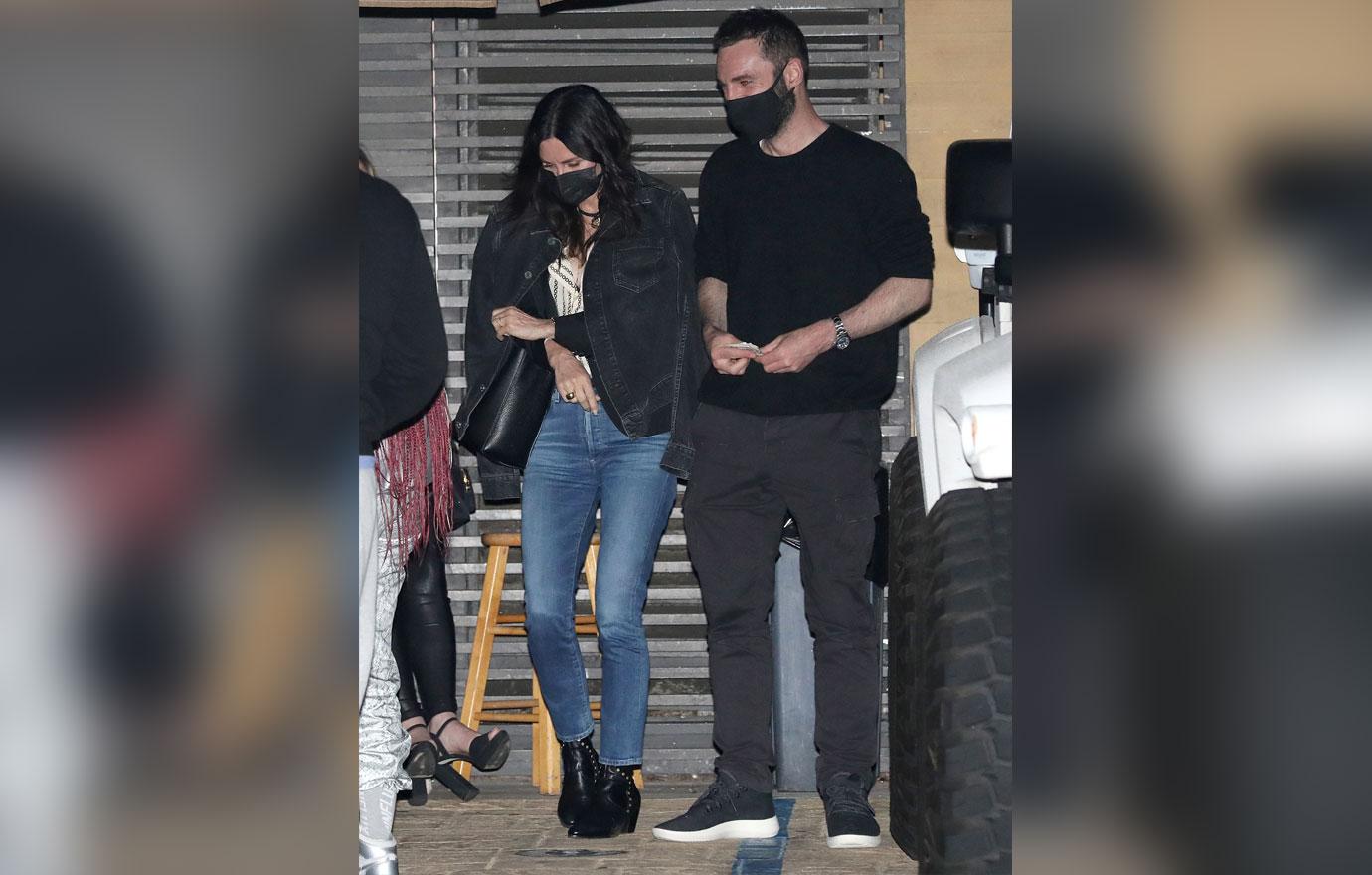 courteney cox and johnny mcdaid have a romantic dinner date at nobu malibu