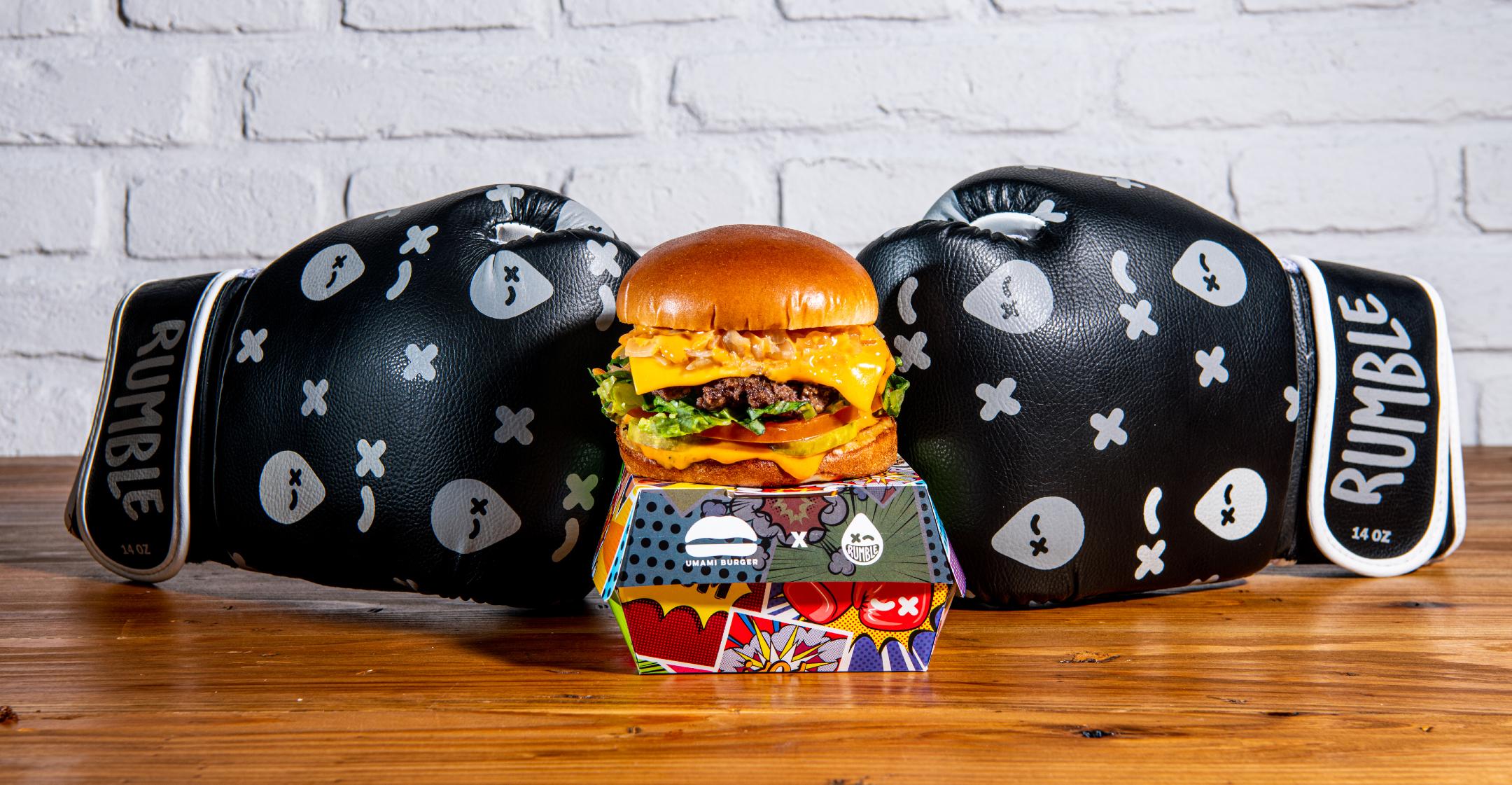 rumble boxing umami burger launch new burger comes with free fitness class