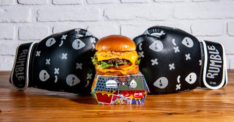 rumble boxing umami burger launch new burger comes with free fitness class