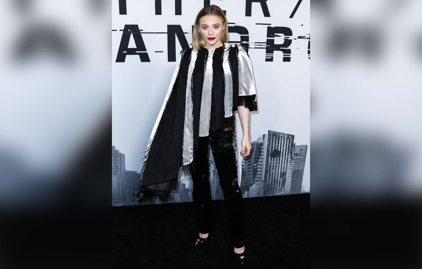 chloe grace moretz at the premiere of mother android