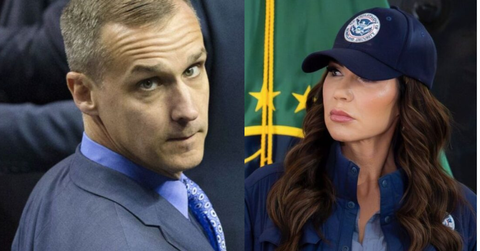 Kristi Noem and Corey Lewandowski