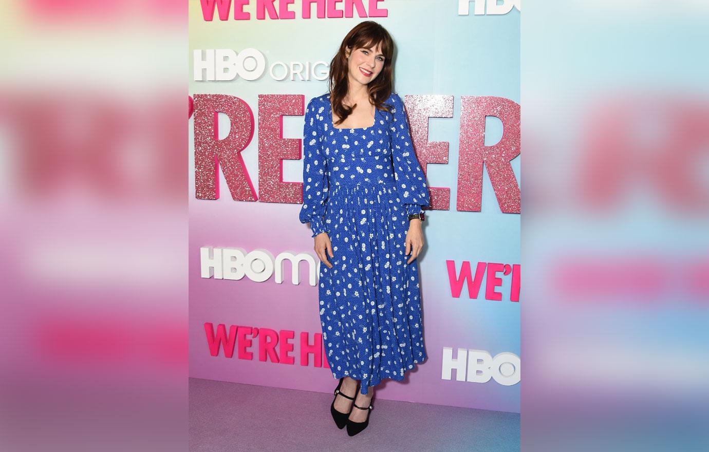 zooey deschanel and johnathan scott at premiere of were here