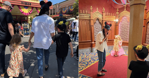 Meghan Makle and Prince Harry took Princess Lilibet and Prince Archie to Disneyland.