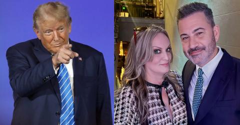 Donald Trump; Stormy Daniels and Jimmy Kimmel