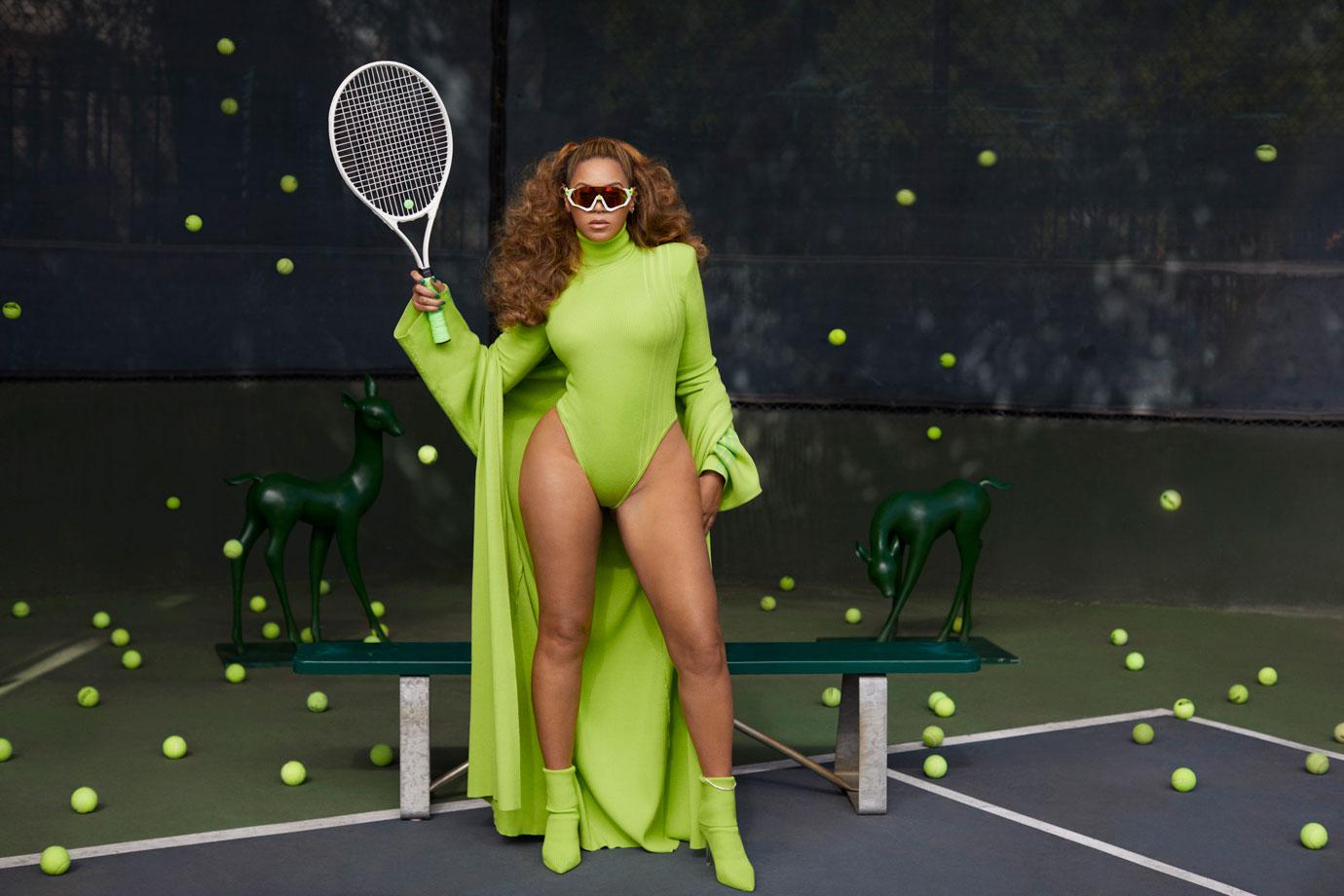 beyonce hits the tennis court launch of adidas x ivy park halls of ivy collection