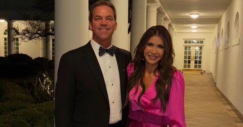 Kristi Noem poses with her husband Byron Noem