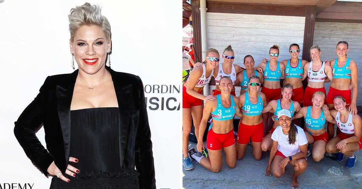 Singer Pink Offers To Pay Norwegian Women's Handball Team's Uniform Fine