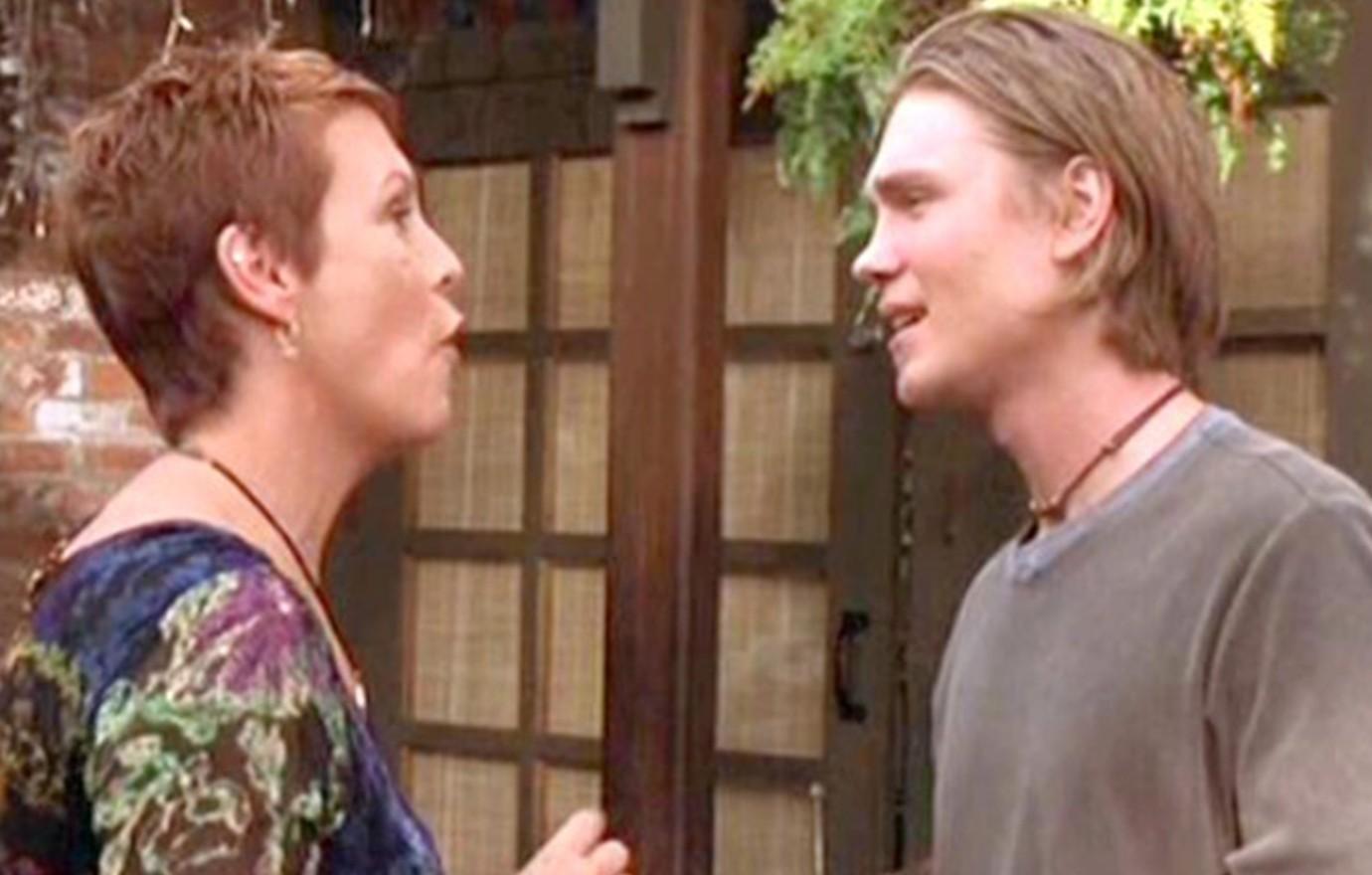 jamie lee curtis teases chad michael murrays return freaky friday disney