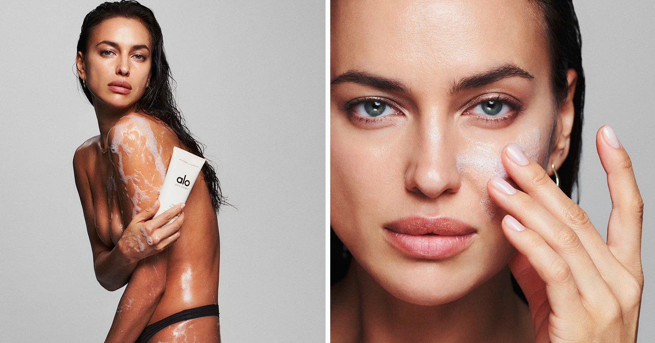 Irina Shayk Stars In Skincare Campaign For The New Alo Glow System