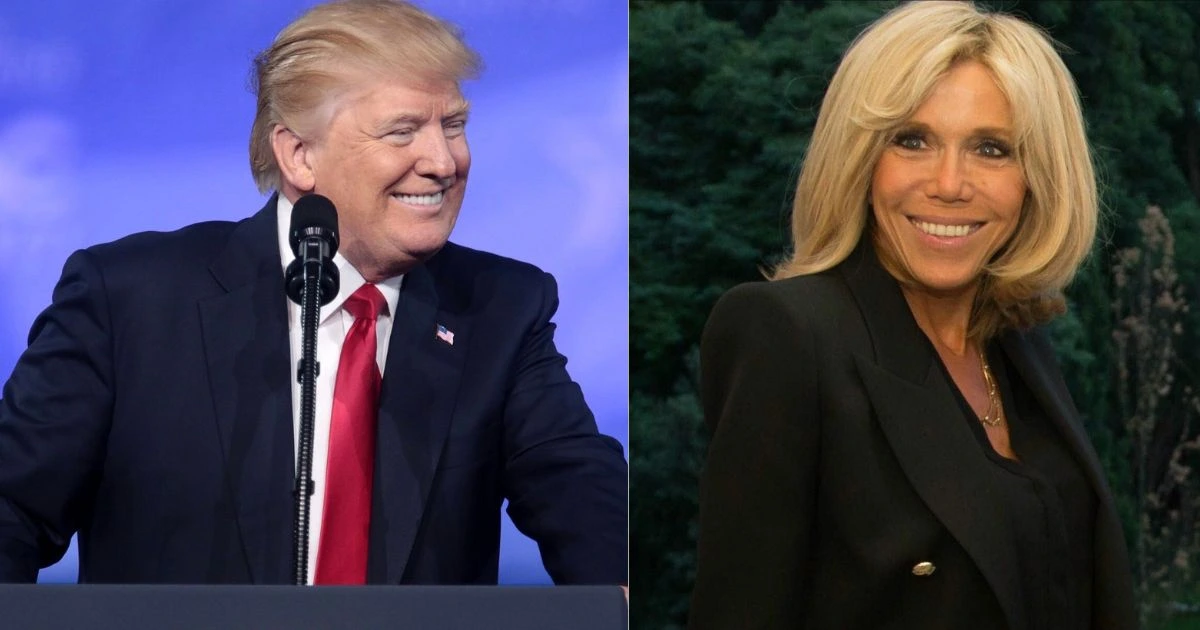 Donald Trump Accused of Overstepping Boundaries With Brigitte Macron at Versailles Dinner