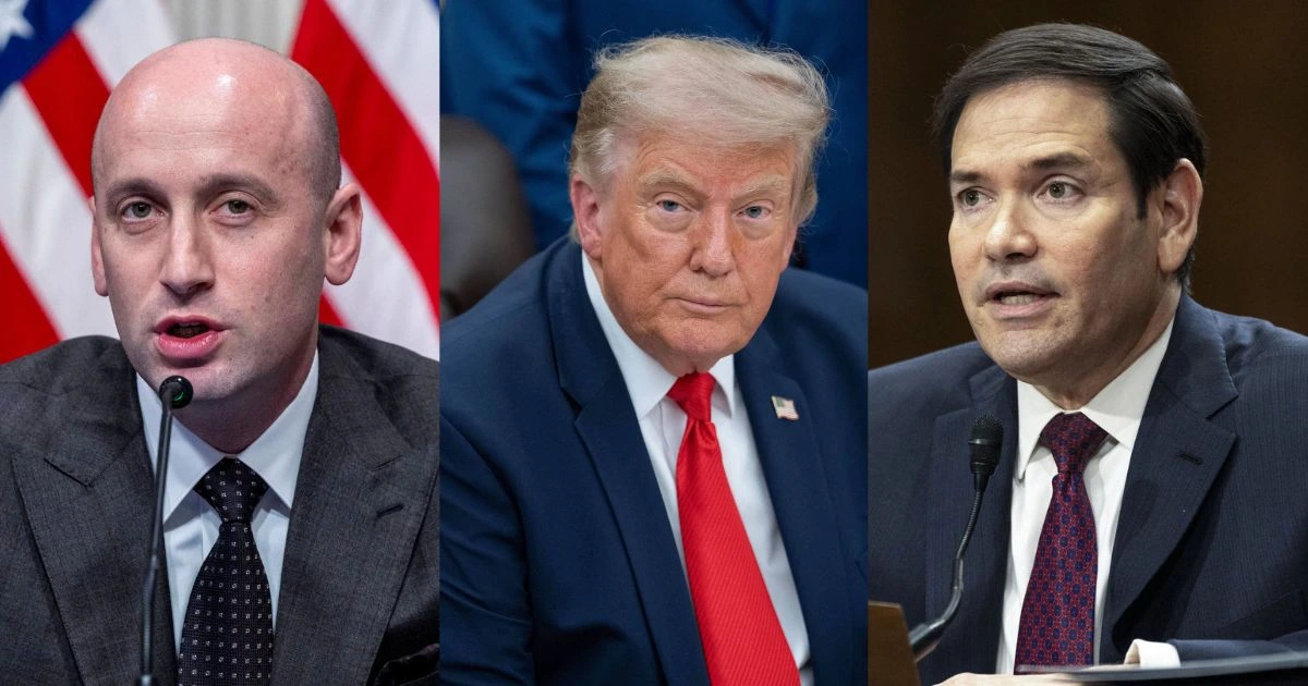 Stephen Miller and Marco Rubio Avoid Questions Over Donald Trump’s Air Force One Incident