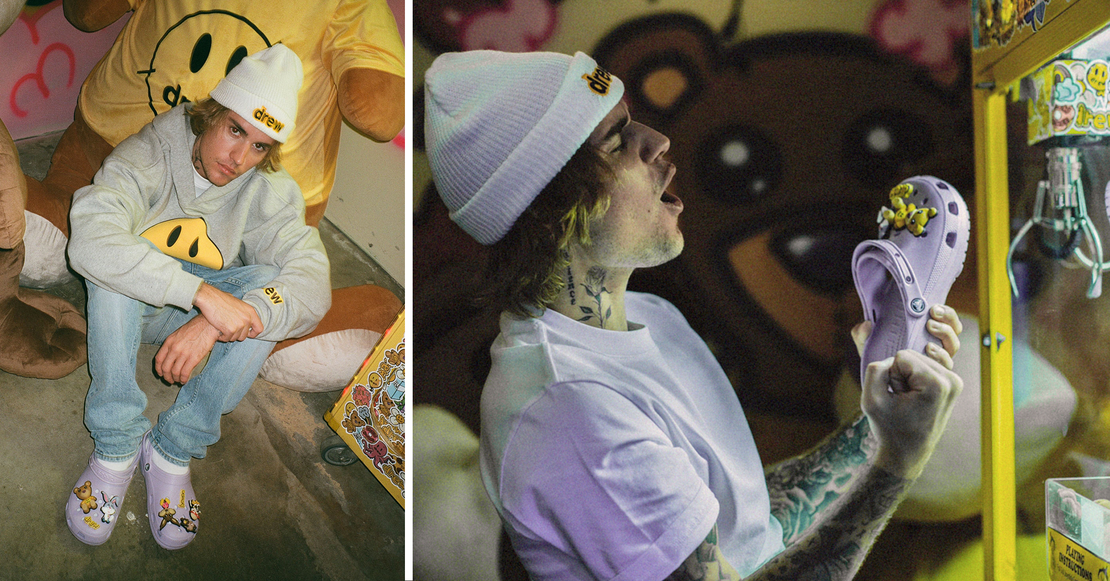 Justin Bieber Unveils His Second Collaboration With Crocs: Photos