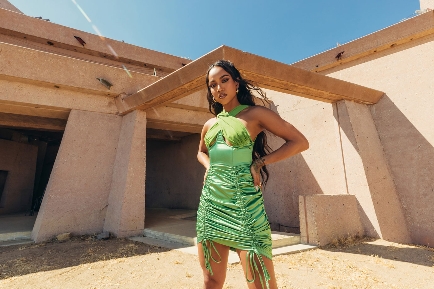 Karrueche Tran Models PrettyLittleThing Collection: Photos
