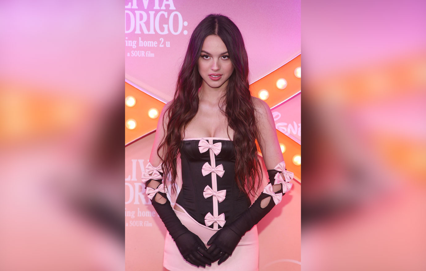 olivia rodrigo pink and black dress Olivia Rodrigo rocks figure-hugging black gown on Grammys 2022 red carpet ThePrint ANIFeed